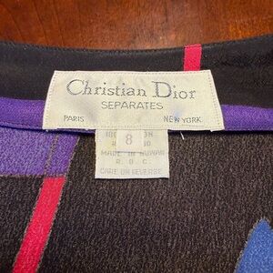 Christian Dior 1980’s blouse & skirt set-READ